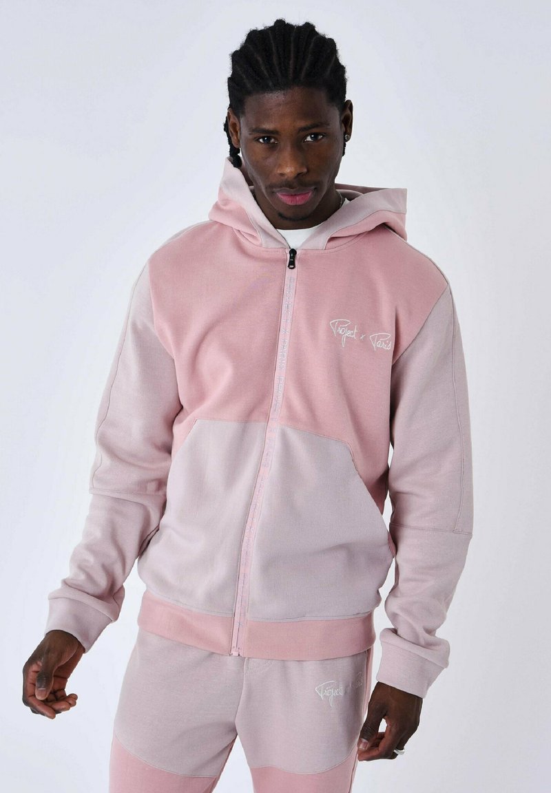 Project X Paris TWO TONE - Sweat zippé - rose