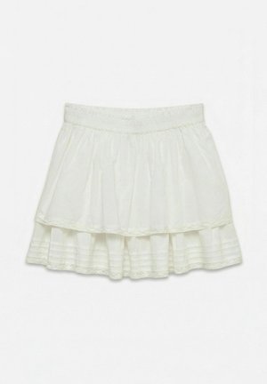 Vero Moda, SKIRT VMELIX HIGH WAIST SHORT SKIRT - Miniseelik - snow white