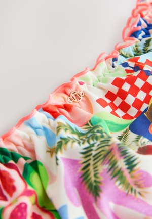 Next Slip bikini - bright fruit tropical print