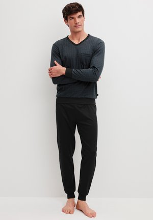 Calida, RELAX STREAMLINE BÜNDCHEN-PYJAMA SET - Pyjama - schwarz