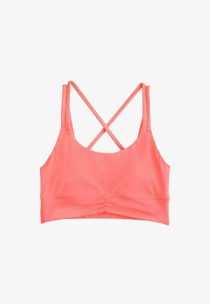 Next, REGULAR FIT - STRAPPY BACK MEDIUM IMPACT SPORTS BRA . - Bustier - coral pink