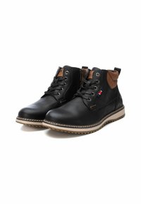 XTI Botines con cordones - black