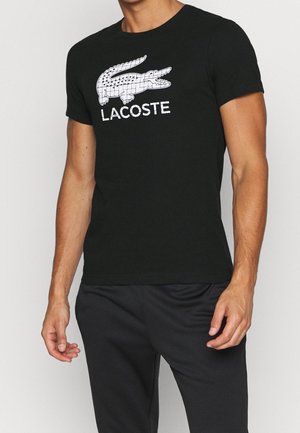 T-shirt con stampa - black