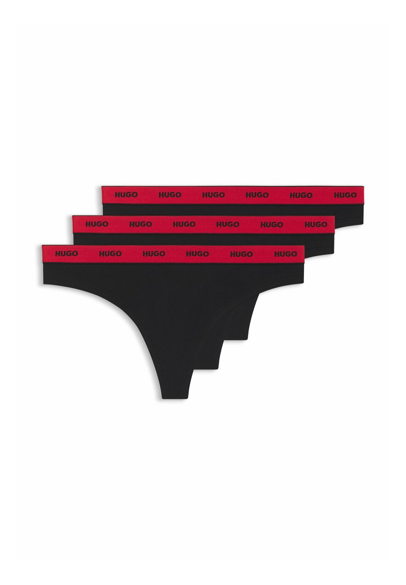 HUGO 3 PACK STRIPE - String - black five/noir - ZALANDO.FR