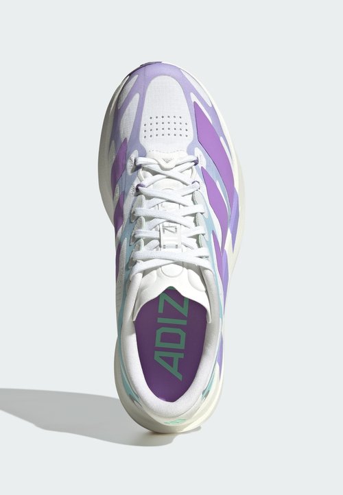 adidas Adizero Evo SL White Purple Lime Burst — photo 3