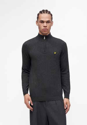 Lyle & Scott, QUARTER ZIP - Пуловер - charcoal marl