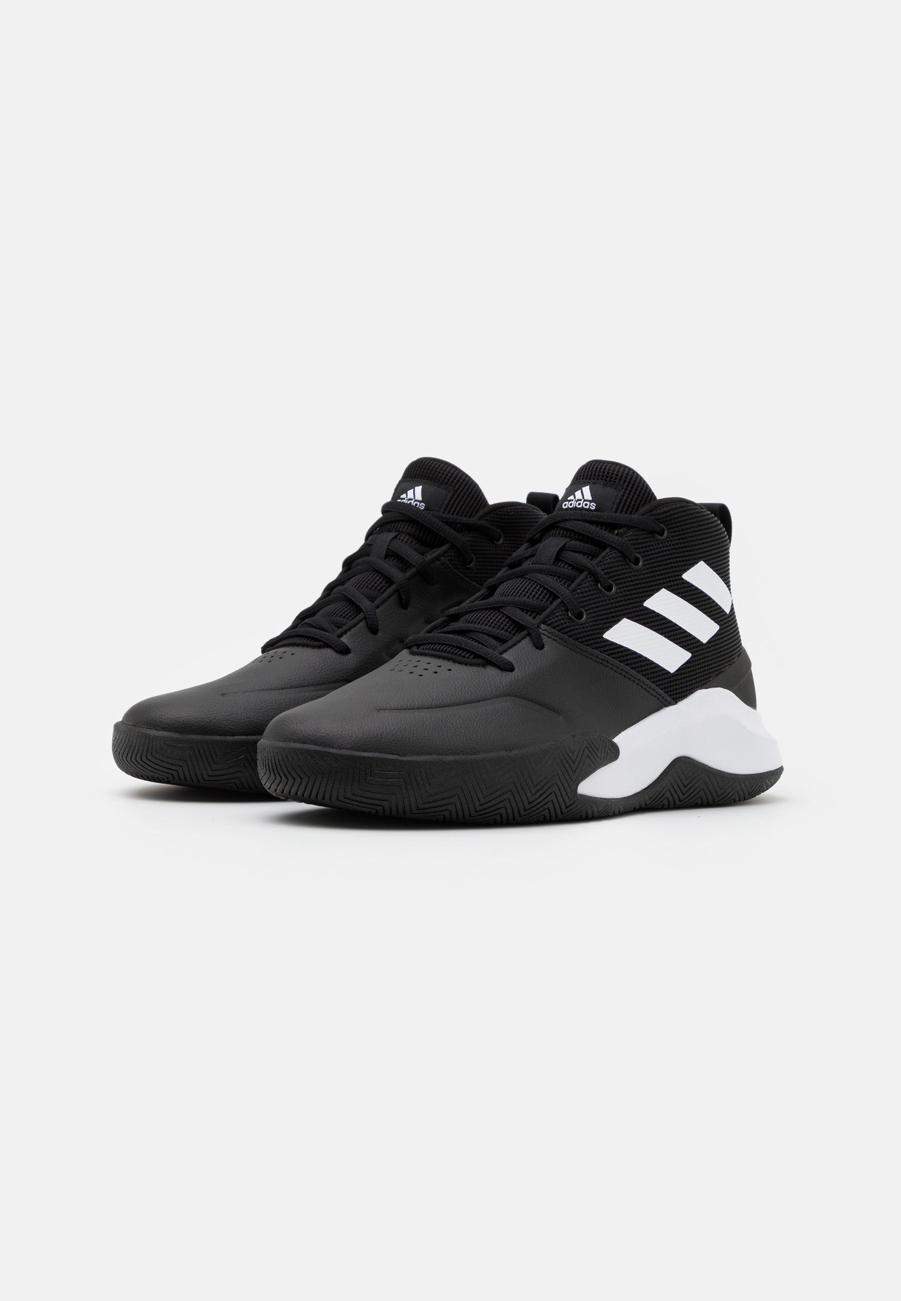 adidas Performance OWNTHEGAME - Krepšinio batai - core black/footwear  white/juoda - Zalando.lt