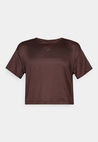 NAGINO FLEX  SHORT SLEEVE TOP - Sportfelső - coffee