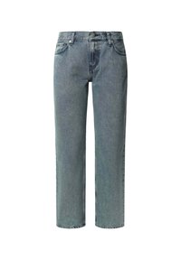 INFUSED - Ravne kavbojke - oz grey blue rigid denim
