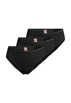 Hüft 3ER PACK - Slip - schwarz