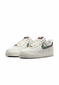 Nike Sportswear AIR FORCE 1 - Sneakers basse - sail light bone university red jade horizon