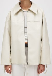 Giacca in similpelle - offwhite