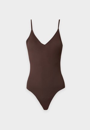 Vero Moda, VMDITTE SKIN BODYSTOCKING STRING - Body - coffee bean