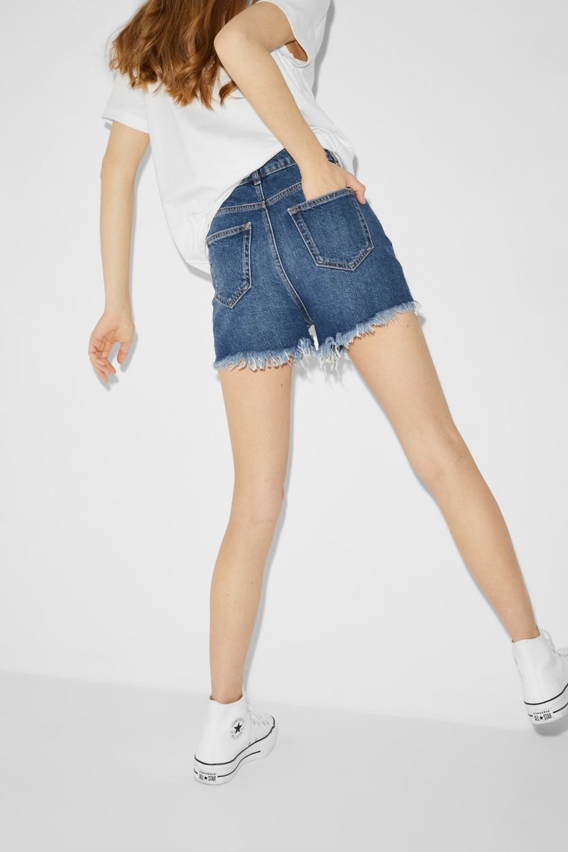 Damen Kleider | CLOCKHOUSE Jeans Shorts denim-blue/blue denim - EW03013 Damen Kleider | CLOCKHOUSE Jeans Shorts denim-blue/blue denim - EW03013