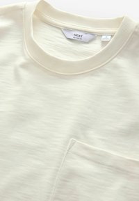 REGULAR FIT - HEAVYWEIGHT SLUB   - Jednoduché tričko - ecru