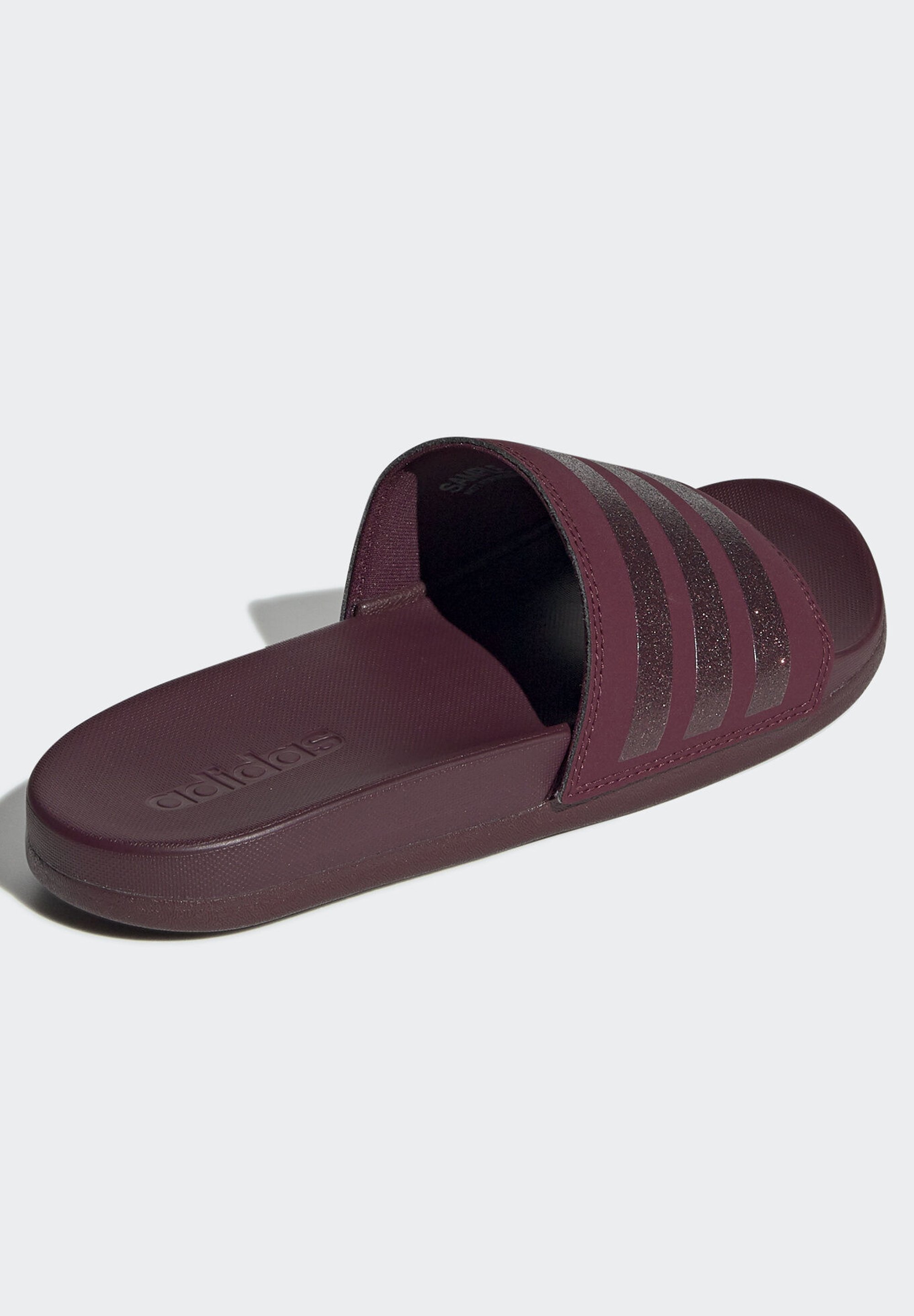 adilette comfort slides maroon