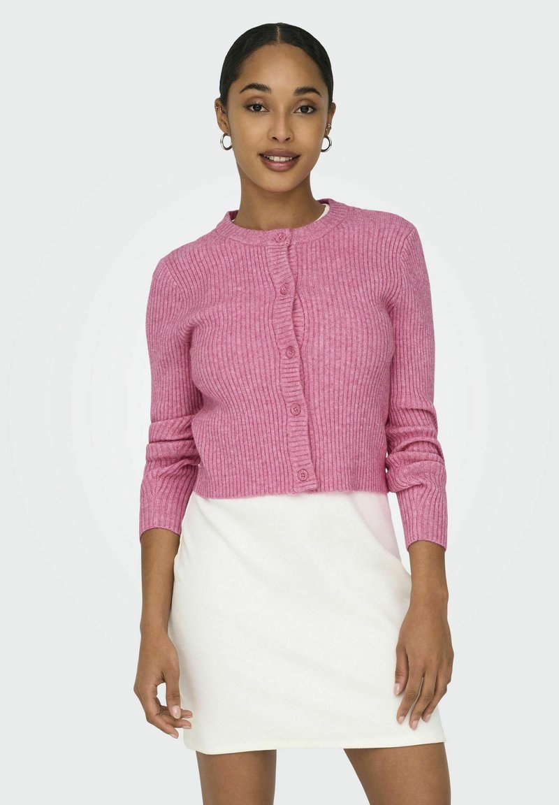 ONLY ONLKATIA BUTTON CARDIGAN - Vest - carmine rose