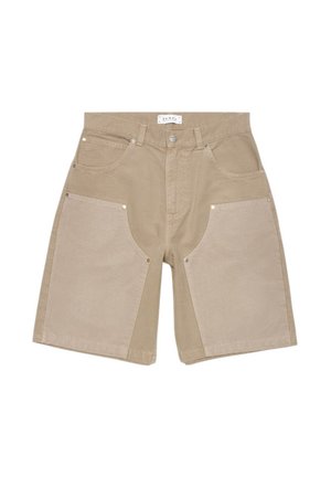 Edwin, DOUBLE KNEE WORKER SHORT - Shorts di jeans - beige