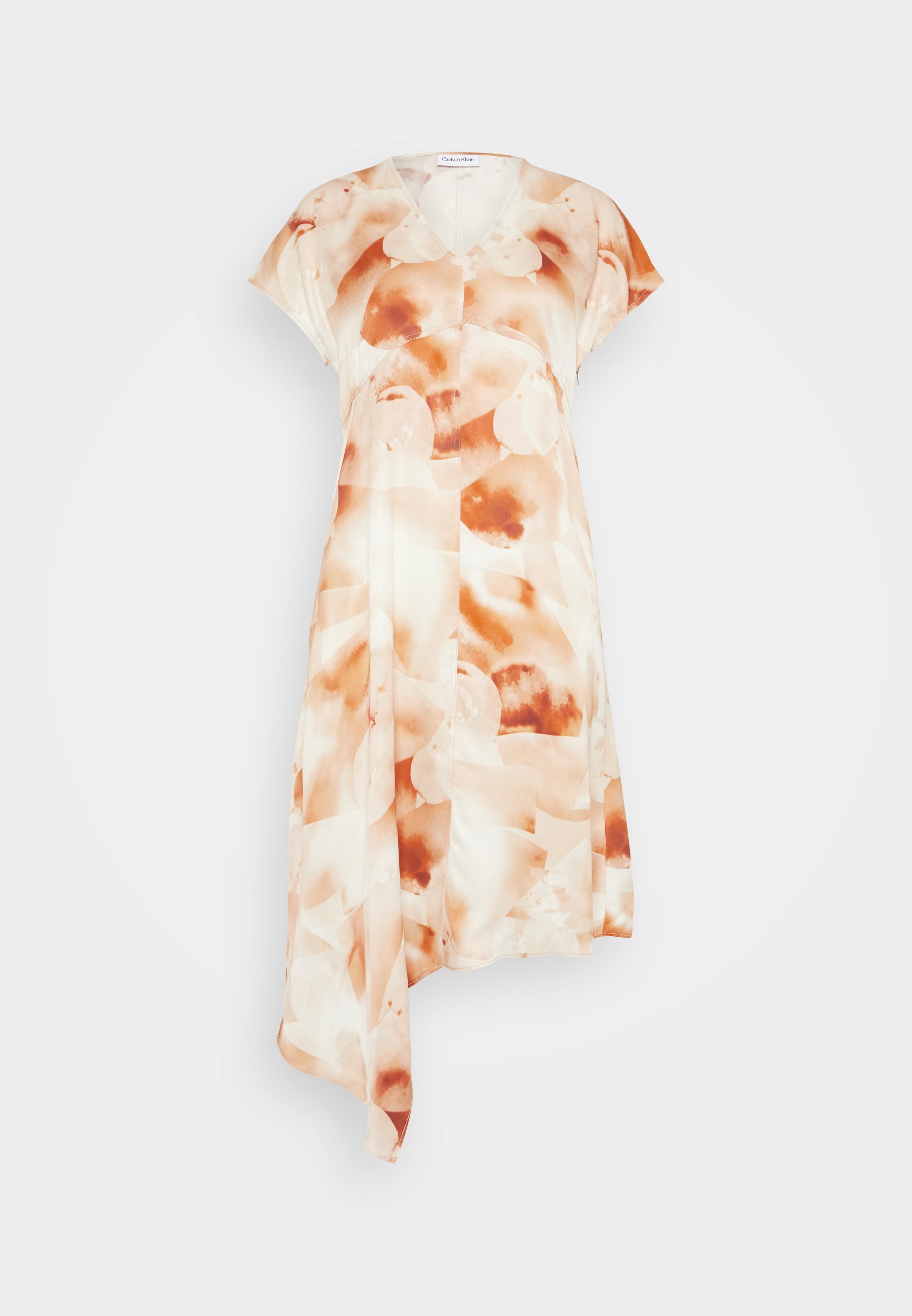 calvin klein watercolor dress