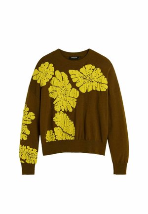 Desigual, PRINTED SWEATER M. C. LACROIX - Strickpullover - green