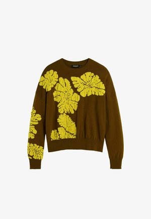 Desigual, PRINTED SWEATER M. C. LACROIX - Strickpullover - green
