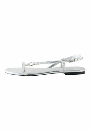Next, REGULAR FIT - FOREVER COMFORT® HARDWARE DETAIL SLING BACK SANDALS - Sandales - silver