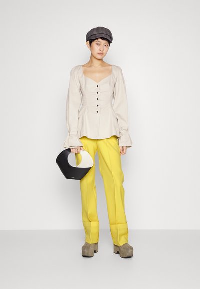 BITE Studios TAILORED FOLD UP TROUSER - Παντελόνι - neon green