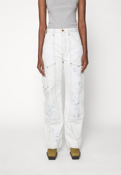 RE/DONE SUPER HIGH WORKWEAR - Jeansy Straight Leg