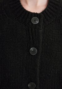 Marc O'Polo DENIM BUTTONS - Cardigan - black