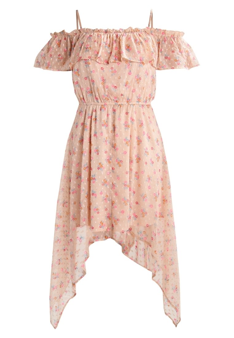 Robe Miss Selfridge - Taille 38 - Gris Floral - Style Patineuse - Occasion Parfait état