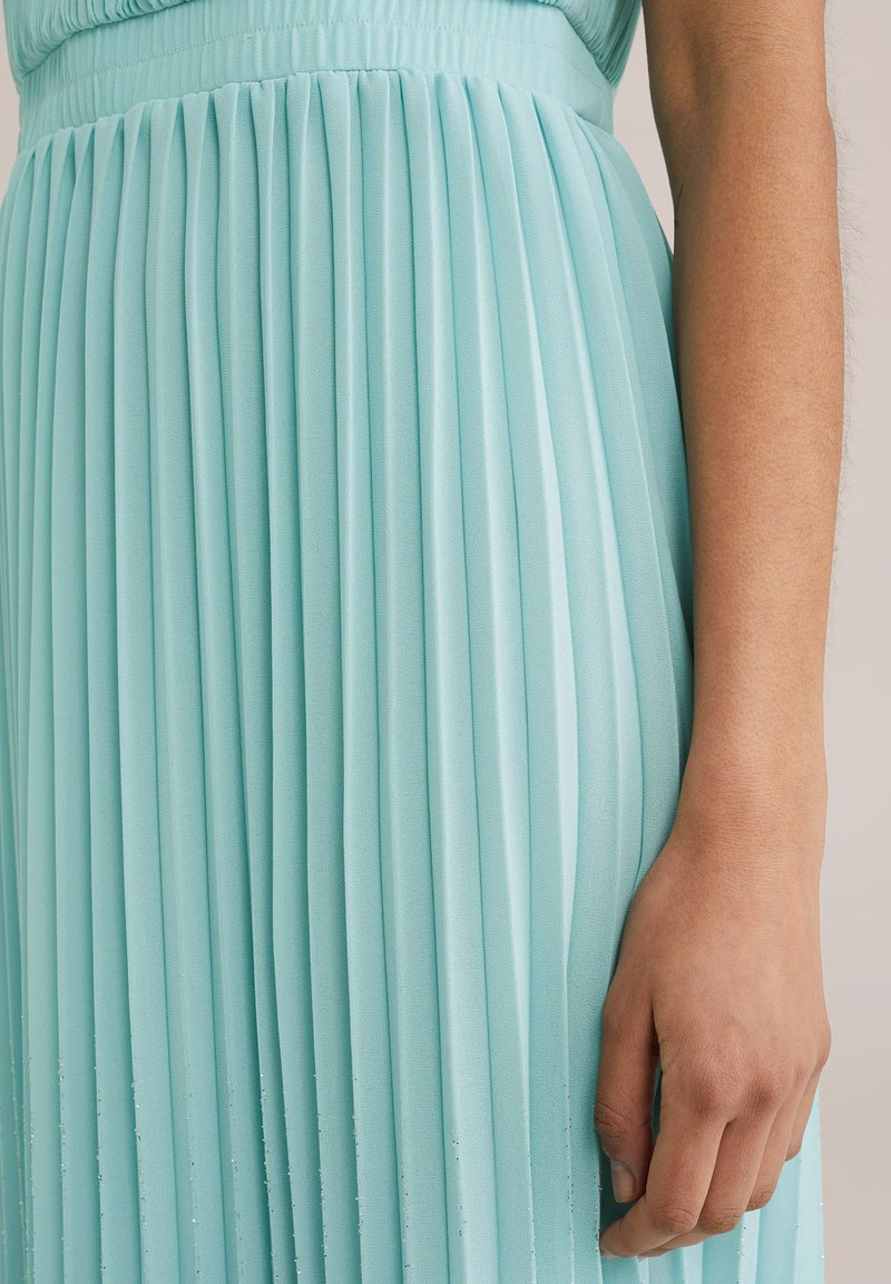 strapless open back dress Galia Cowl Neck Maxi Dress - Lagoon