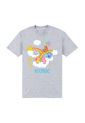 CARE BEARS 40TH ANNIVERSARY ICONIC - Camiseta estampada - heather grey
