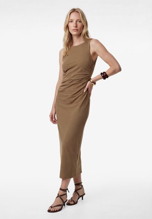 Koton, STRAPPY MIDI - Robe de jour - brown