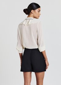 Calliope ROUCHES PROFILI CONTRASTO - Camicia - bianco panna