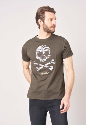 DEELUXE, DEELUXE ORIGINAL T-SHIRT MURKY - T-shirt imprimé - military