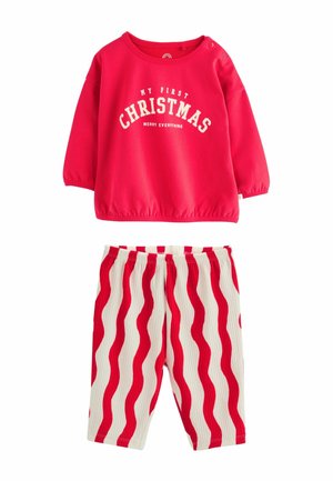 Next, REGULAR FIT - SET  - Legging (type pantalon) - red