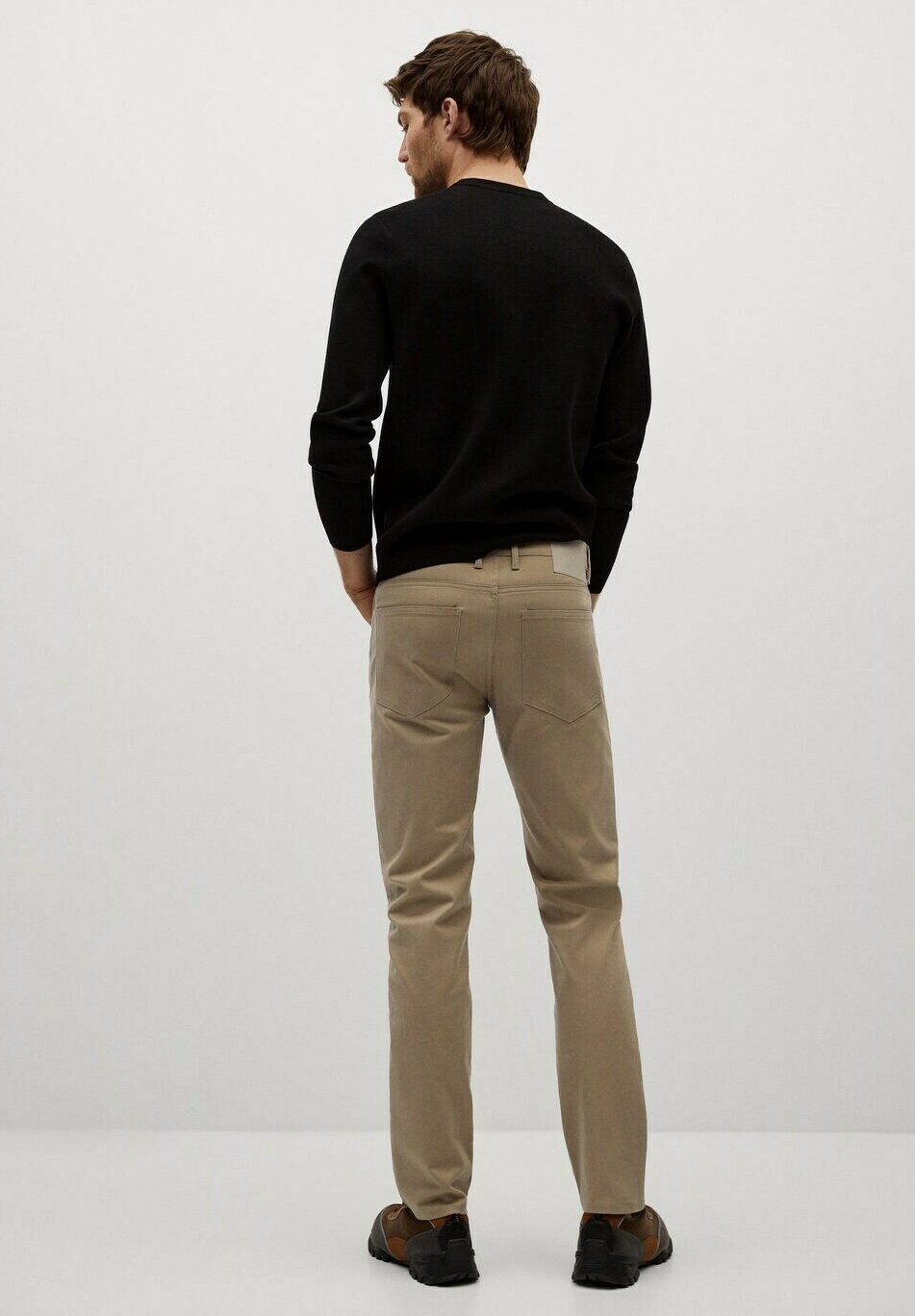 Pantalón pana pinzas Blanco | Pantalones Mango Hombre · Lrpotterauthor