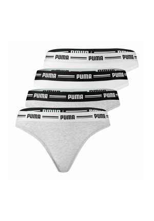 SOFT GUMMIBUND LOGO 4ER PACK - String - weiß/grau melange