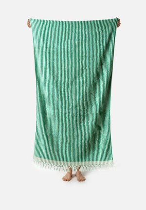 STRIPED - Beach towel - green