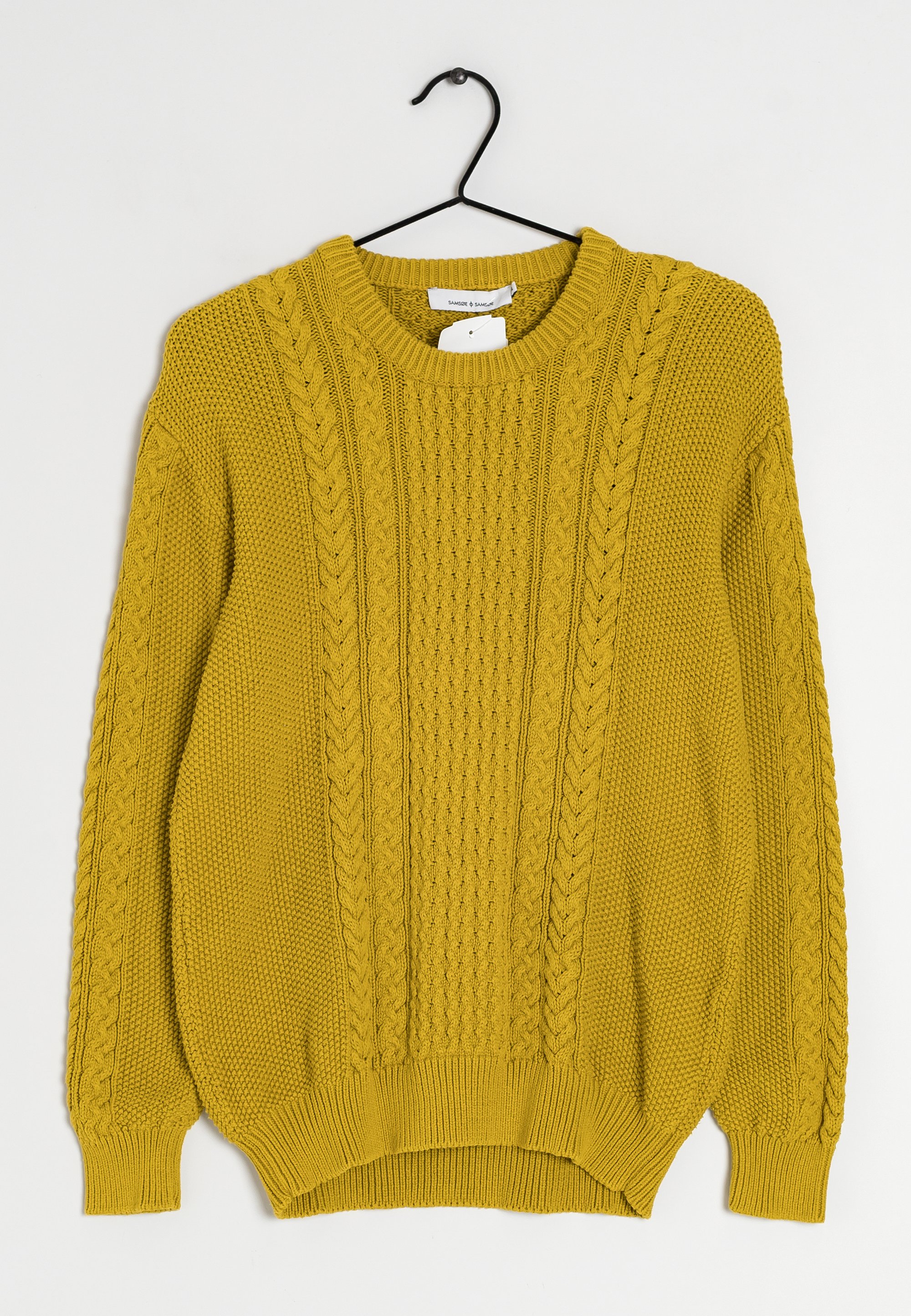 Samsoe Samsoe Pullover Gelb Samsøe Samsøe Strickpullover