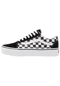 UA OLD SKOOL PLATFORM - Trainers - black/white