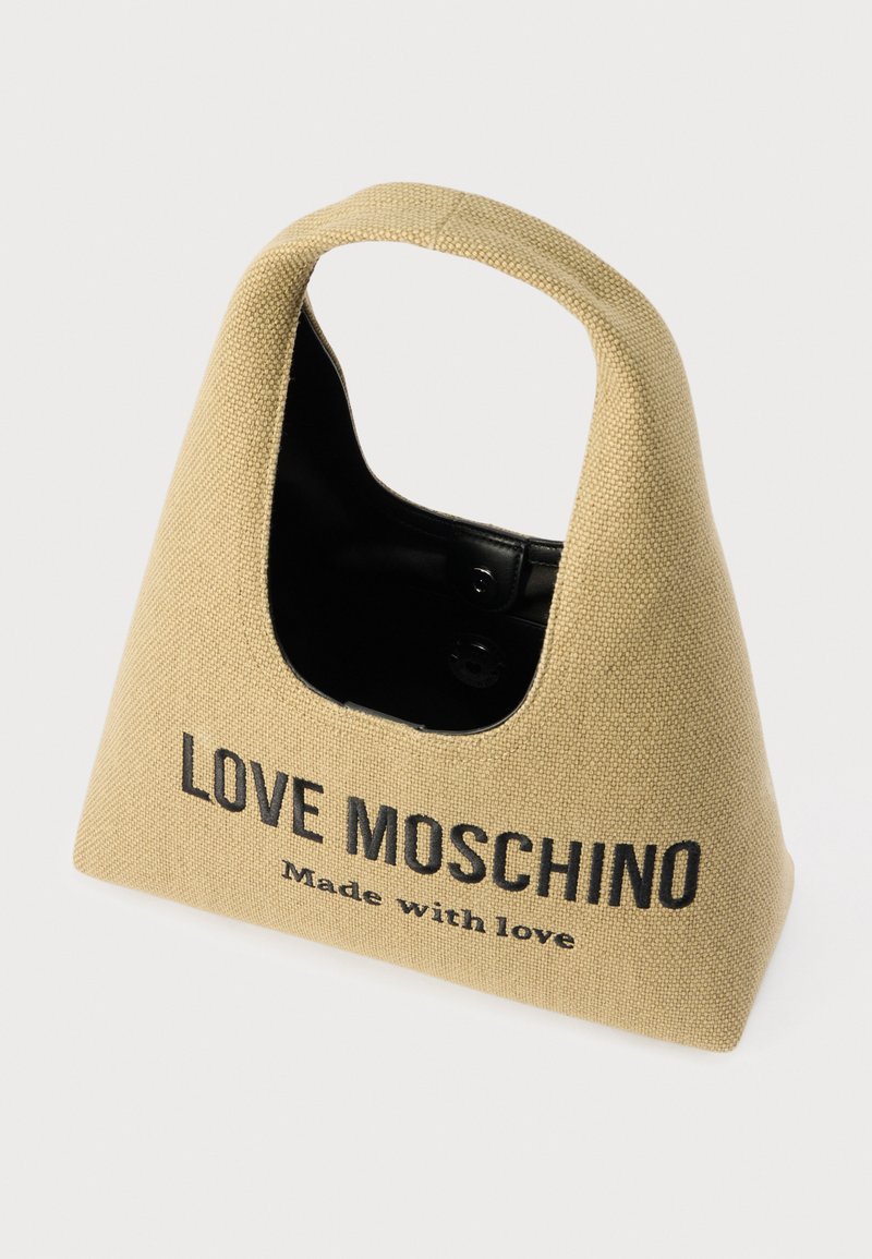 Sac à Main Love Moschino Noir Et Doré - Simili Cuir, Bandoulière - Occasion En Parfait état