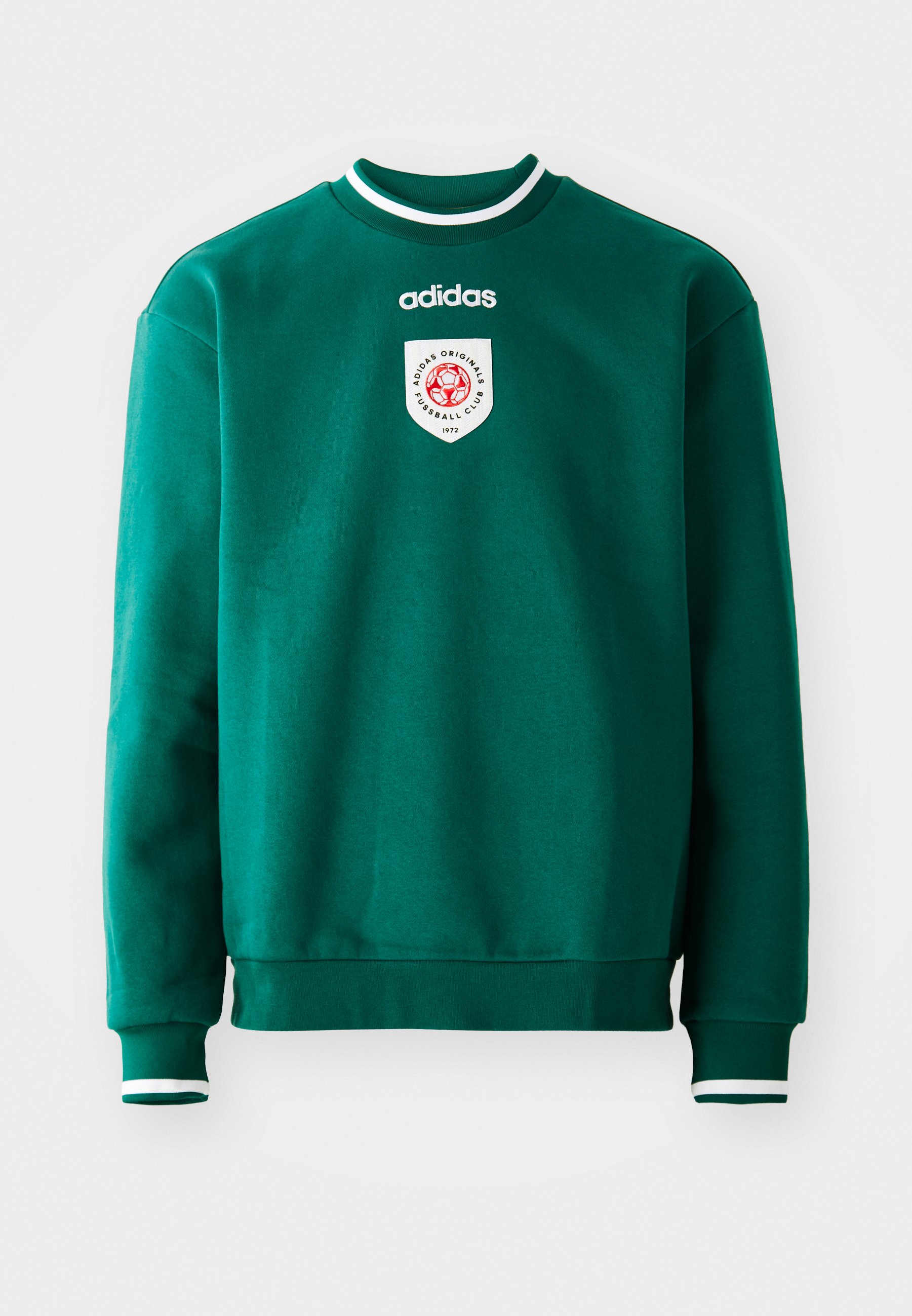 adidas Originals CREWNECK - Sweatshirt - collegiate green/dark