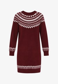 Unausgewählt, wine red offwhite