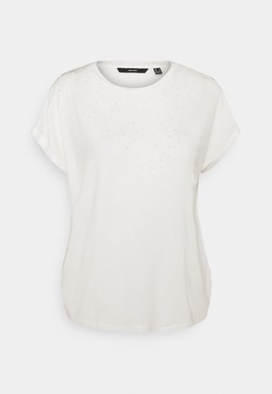 T-shirt med print - white