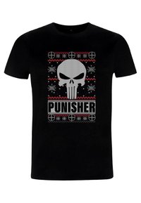 Marvel DEFENDERS PUNISHER SWEATER - Camiseta estampada - black