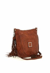 Campomaggi CON FRANGE - Borsa a tracolla - cuoio