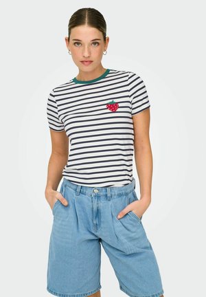 HEART LIFE S/S TEE  - T-shirt imprimé - cloud dancer