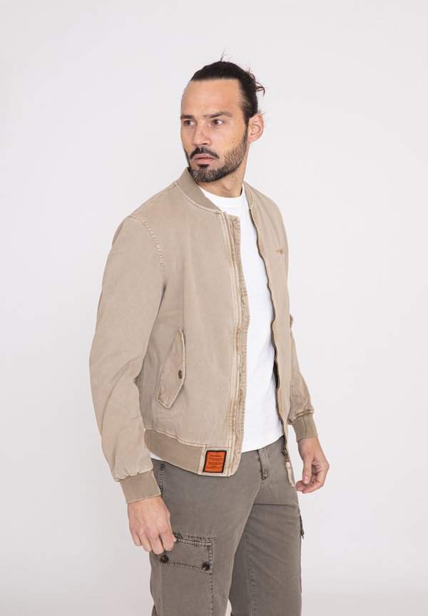 Bomberjacke - beige