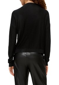QS Strickjacke - schwarz